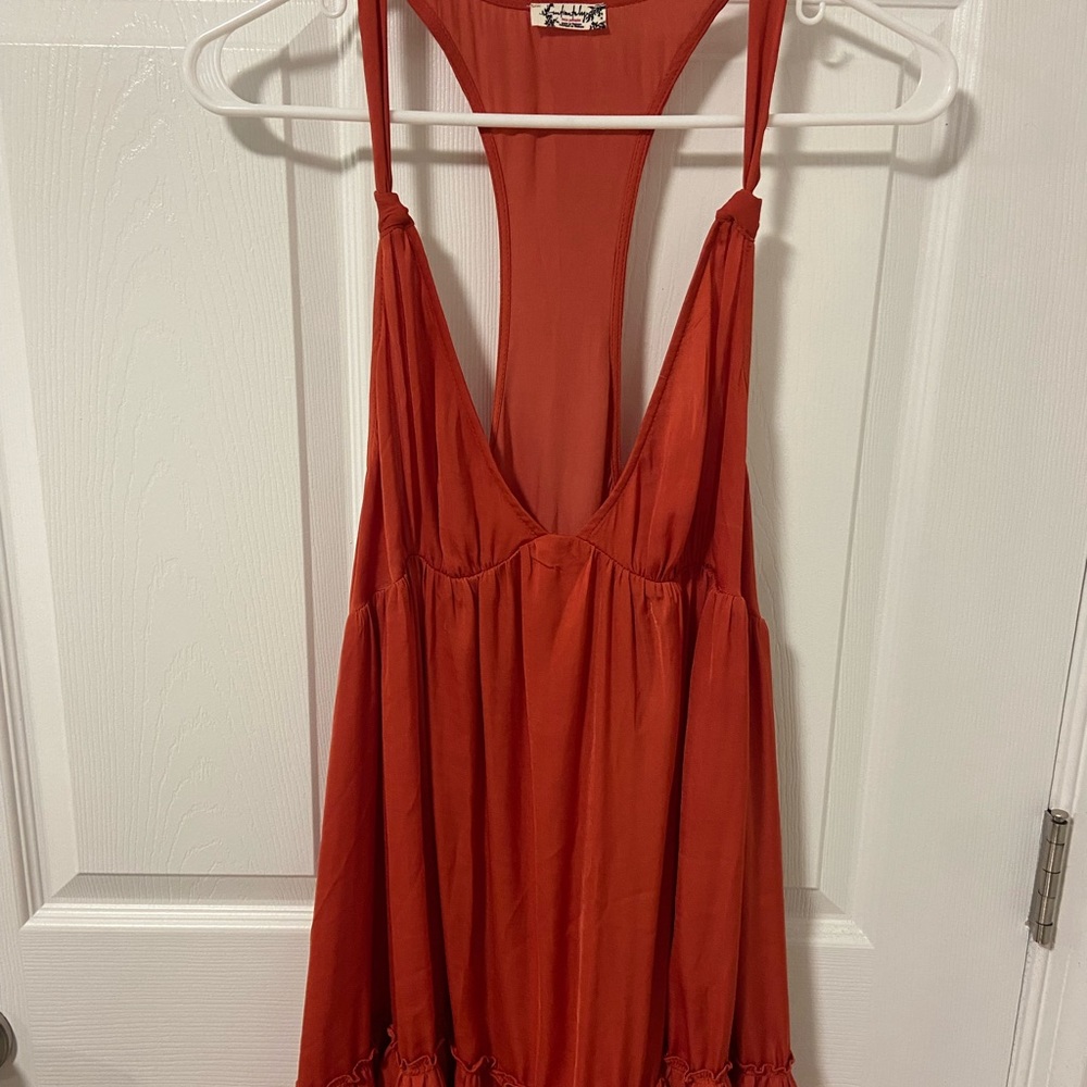 Free people - red slip dress